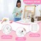 75 Pcs 15 Set Pre Drawn Canvas Kit for Painting Craft Sip and Paint Kit for Adults Elegant Black Women Pre Printed Canvas Painting Favor for DIY Black History Month Gifts Adult's Date Party